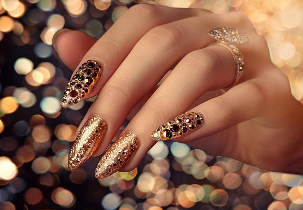 Close-up of a client receiving a manicure at Jennifer Nails Spa, located in Richmond, VA 23221